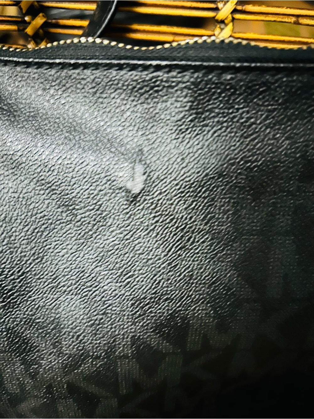 Michael Kors Jet Set Black Signature Tote W/Silver Hardware - Picture 5 of 7